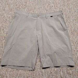 Travis Mathew Shorts Mens 35 Beige Chino Golf Performance Preppy Outdoor Stretch